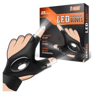 New Lenski Portable LED Flashlight Gloves, One Size Fits all